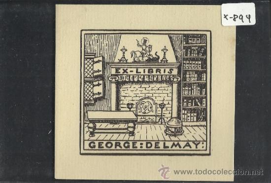 Arte: EX LIBRIS - GEORGE DELMAY - (X-894) - Foto 1