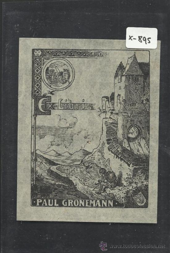 Arte: EX LIBRIS - PAUL GROENEMANN - (X-895) - Foto 1