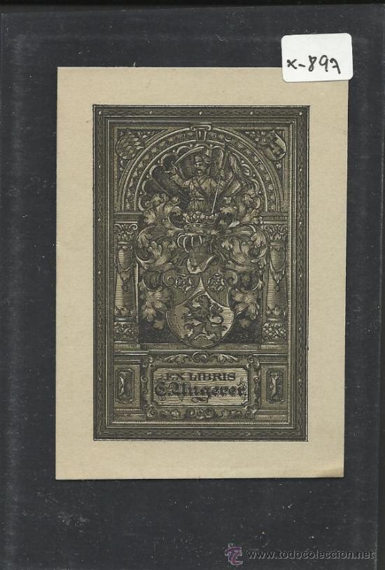 Arte: EX LIBRIS - E.UNGERER - (X-897) - Foto 1