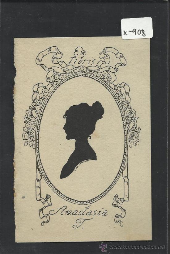 Arte: EX LIBRIS  - ANASTASIA - (X-908) - Foto 1