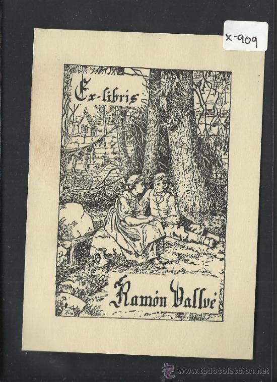 Arte: EX LIBRIS  - RAMON VALLVE - (X-909) - Foto 1