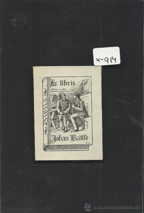 Arte: EX LIBRIS  -  JOHAN BATLLE - (X-914) - Foto 1