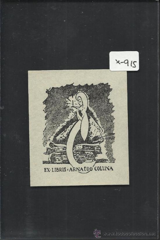 Arte: EX LIBRIS  -  ARNALDO COLLINA - (X-915) - Foto 1