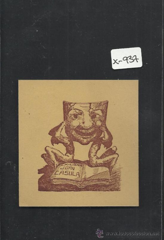 Arte: EX LIBRIS  - JOAN CASULA - (X-937) - Foto 1