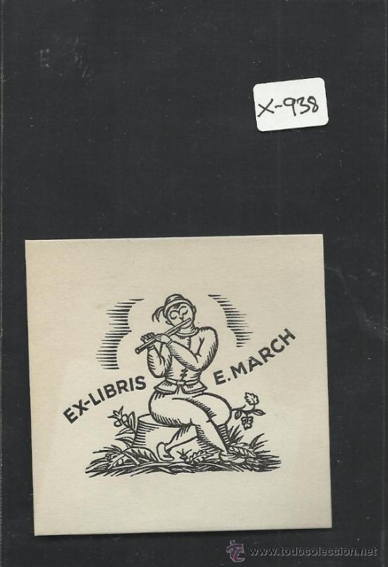 Arte: EX LIBRIS  -  E.MARCH - (X-938) - Foto 1