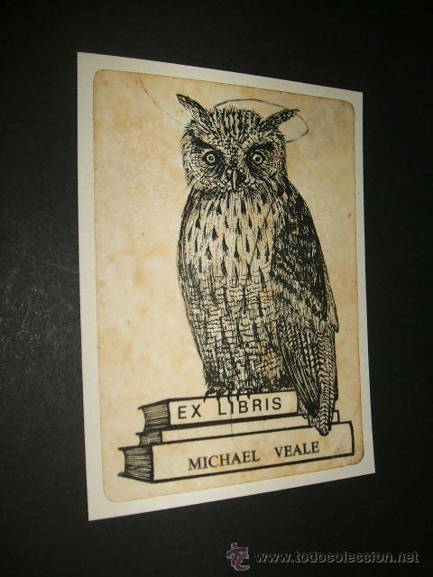 Arte: EX LIBRIS MICHAEL VEALE BIBLIOFILO GIJON - Foto 1