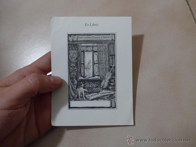 Arte: Antiguo exlibris, ex libris - Foto 1