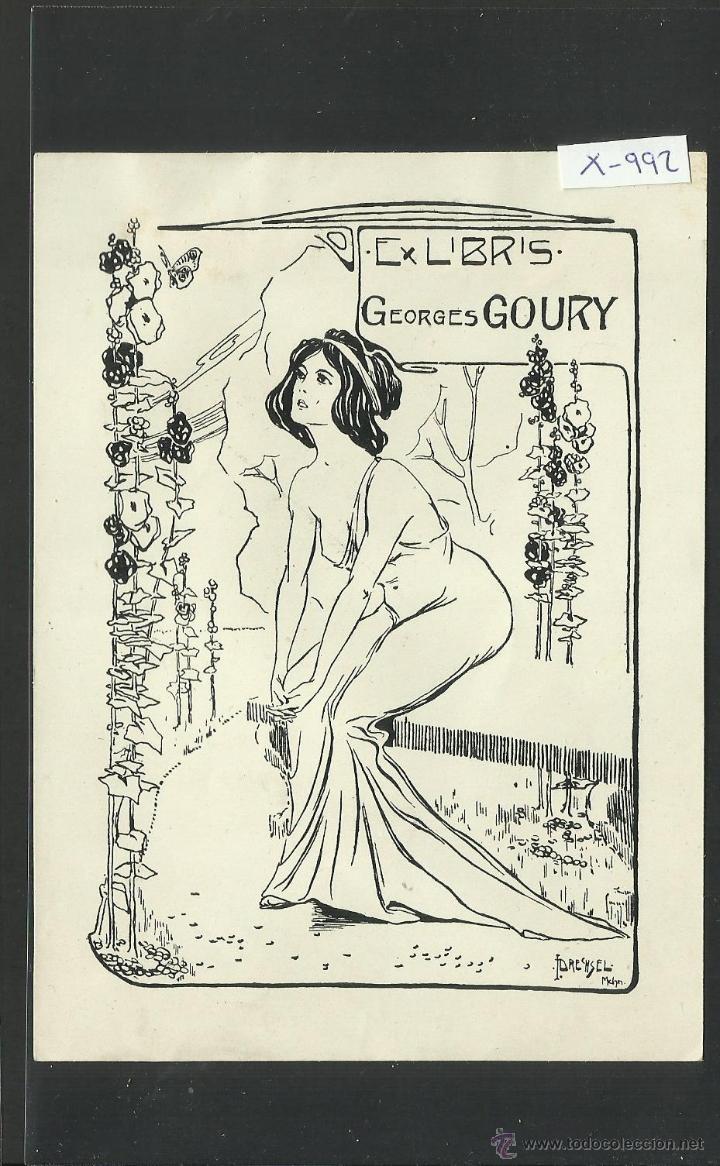 Arte: EX LIBRIS - GEORGES GOURY - (X-992) - Foto 1