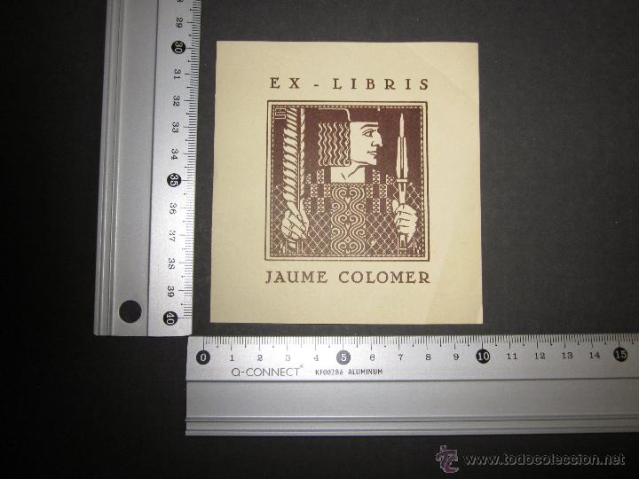 Arte: EX LIBRIS - JAUME COLOMER - (X-1033) - Foto 2