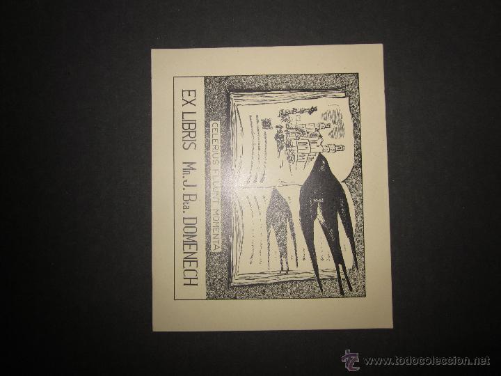 Arte: EX LIBRIS - DOMENECH - (X-1034) - Foto 1