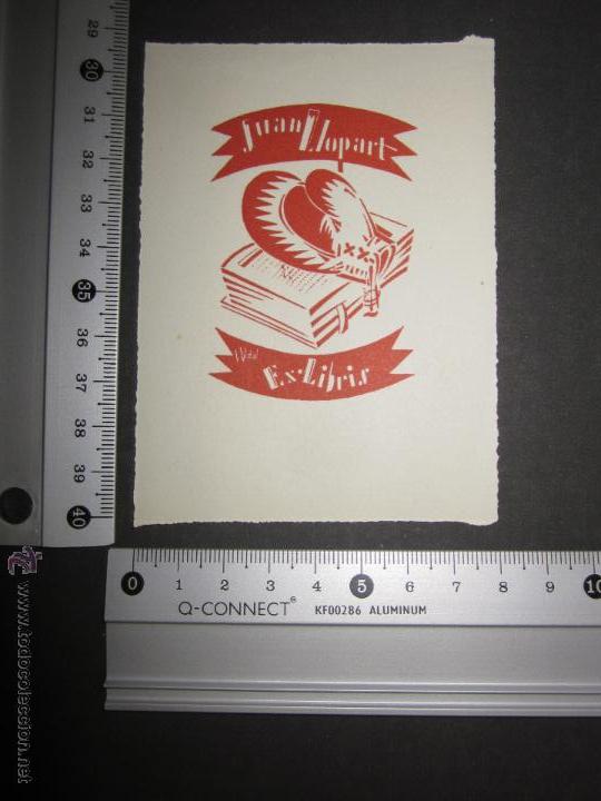 Arte: EX LIBRIS - JUAN LLOPART - I.VIDAL - (X-1040) - Foto 2