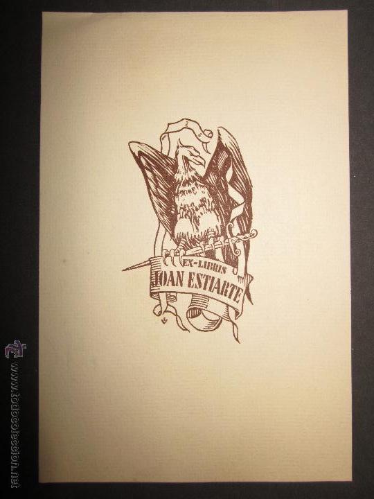 Arte: EX LIBRIS - JOAN ESTIARTE - (X-1042) - Foto 1