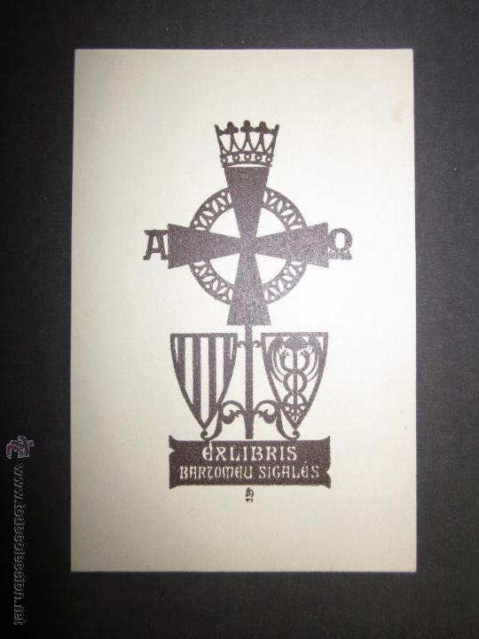 Arte: EX LIBRIS - BARTOMEU SIGALES -(X-1026) - Foto 1