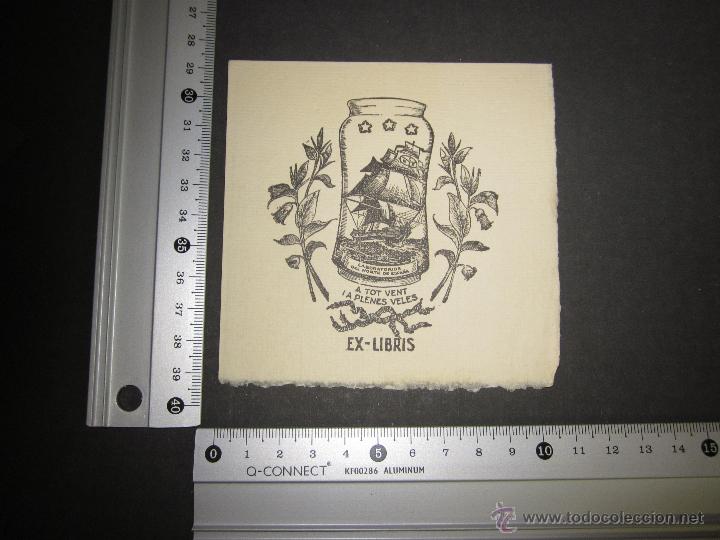 Arte: EX LIBRIS - A TOT VENT I A PLENES VELES - (X-1037) - Foto 2