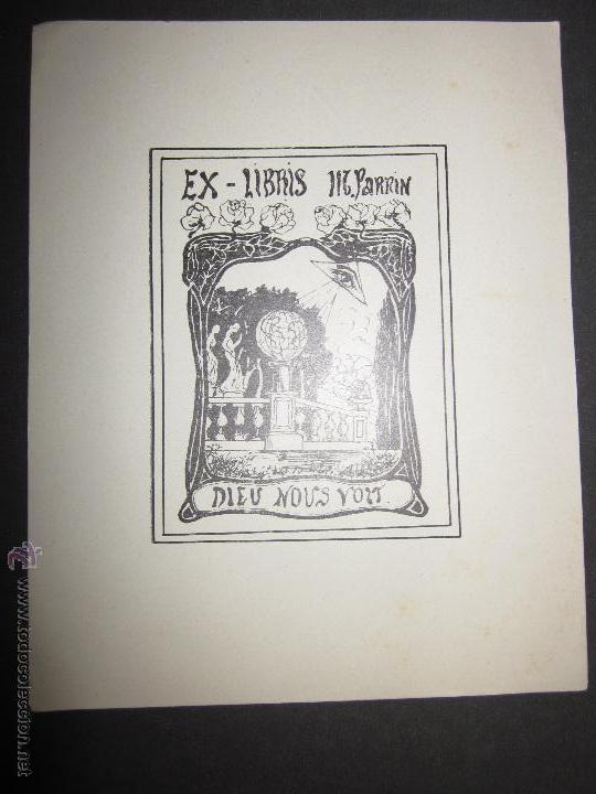 Arte: EX LIBRIS - M.PARRIN (X-1084) - Foto 1