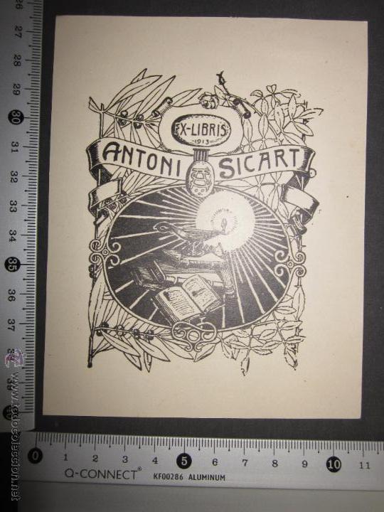 Arte: EX LIBRIS -  ANTONI SICART - (X-1085) - Foto 2