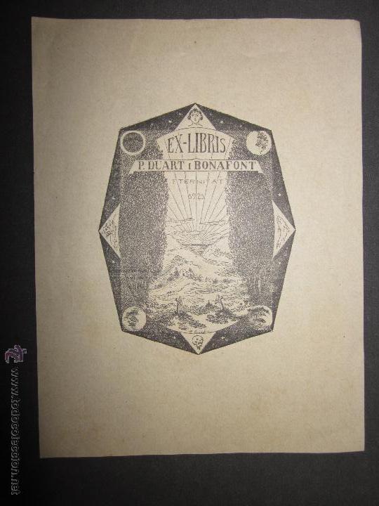 Arte: EX LIBRIS - P.DURT I BONAFONT - (X-1086) - Foto 1