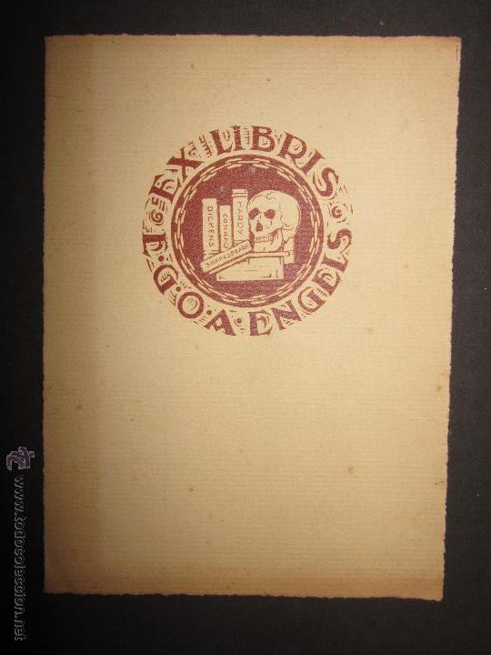Arte: EX LIBRIS -  EGOA ENGELS -(X-1094) - Foto 1