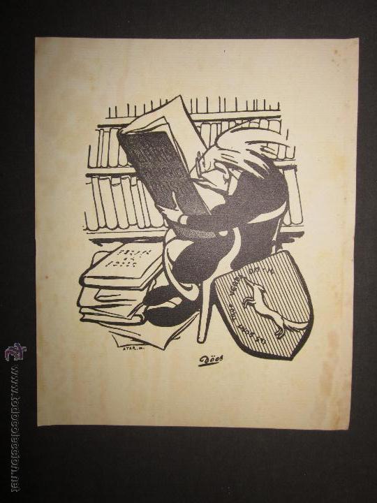 Arte: EX LIBRIS - FREDERICH RAISIN - ATAR (X-1096) - Foto 1