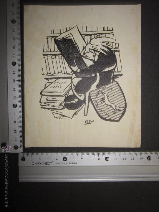 Arte: EX LIBRIS - FREDERICH RAISIN - ATAR (X-1096) - Foto 2