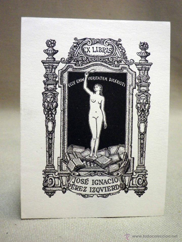 Arte: EX LIBRIS, JOSE IGNACIO PEREZ IZQUIERDO - Foto 1