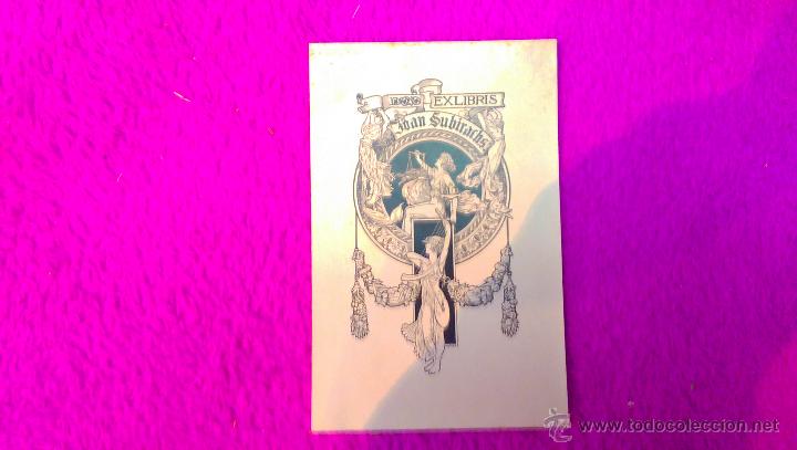 Arte: EXLIBRIS, JOAN SUBIRACHS, ALEXANDRE DE RIQUER 1903 - Foto 1