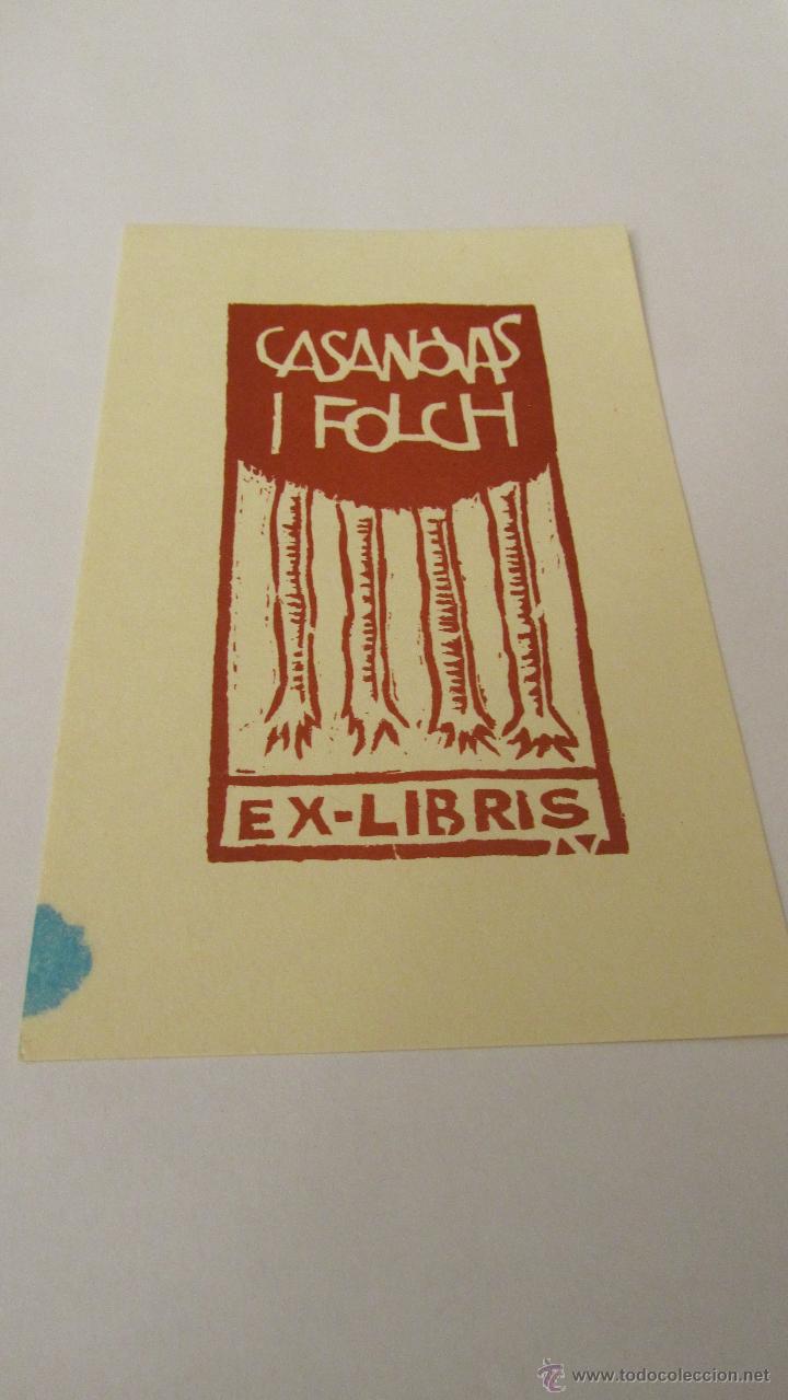 Arte: EX LIBRIS CASANOVAS I FOLCH - Foto 1