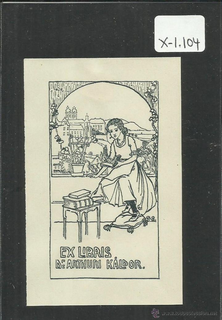 Arte: EX LIBRIS - DR ARTHURI KALDOR  - (X-1104) - Foto 1