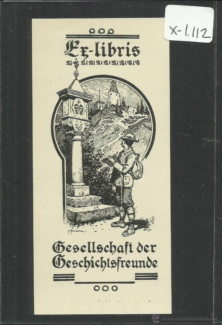 Arte: EX LIBRIS - GESELLSCHAFT DER GESCHICHTSFREUNDE - (X-1112) - Foto 1