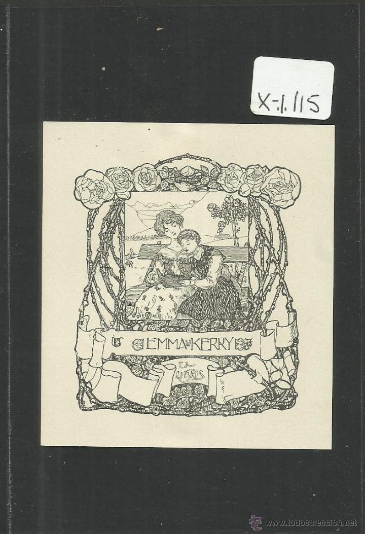 Arte: EX LIBRIS - GEMMA KERRY - (X-1115) - Foto 1