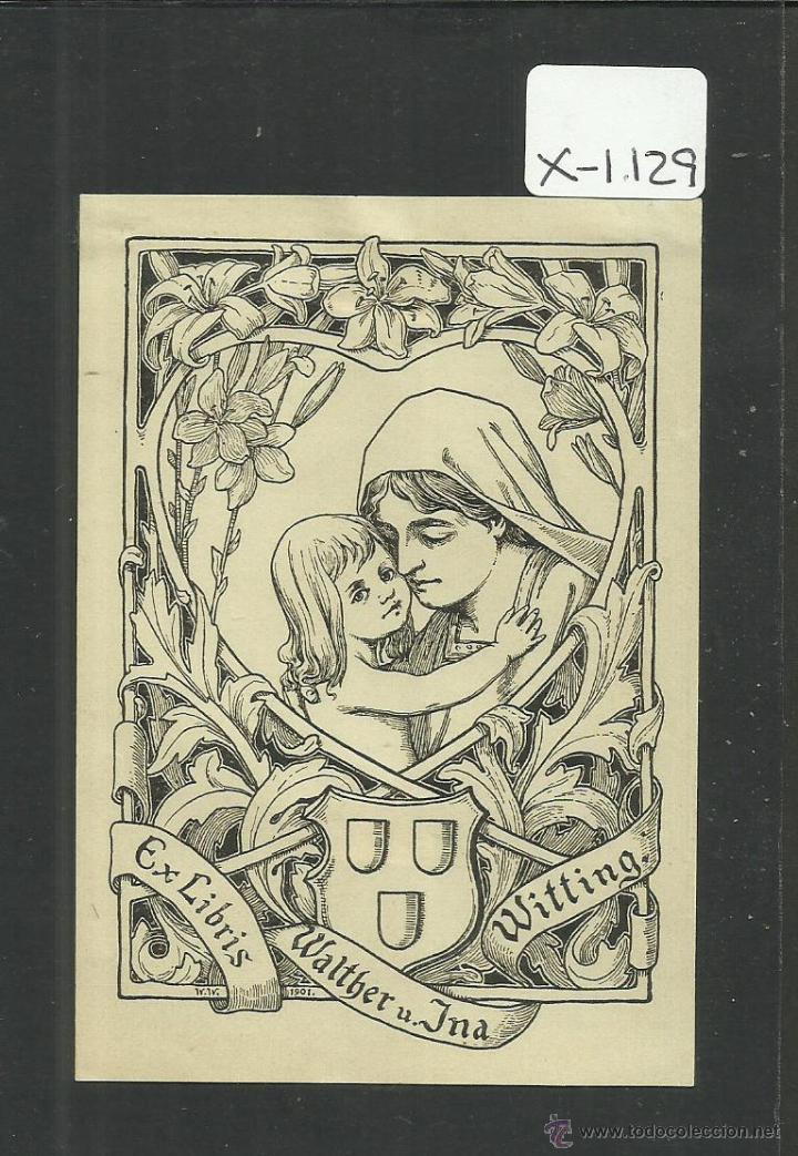 Arte: EX LIBRIS - WALTHER U.INA WITTING - (X-1129) - Foto 1