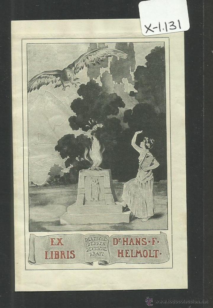 Arte: EX LIBRIS - DR. HANS F HELMOLT - (X-1131) - Foto 1