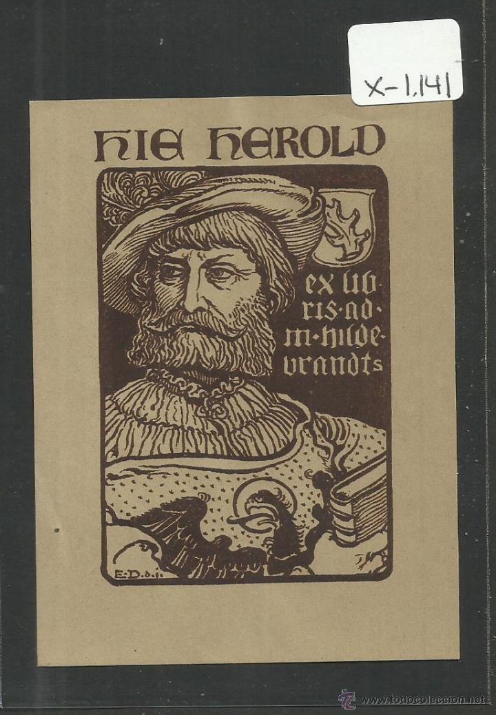 Arte: EX LIBRIS - HIE HEROLD - E.D.O.I - (X-1141) - Foto 1