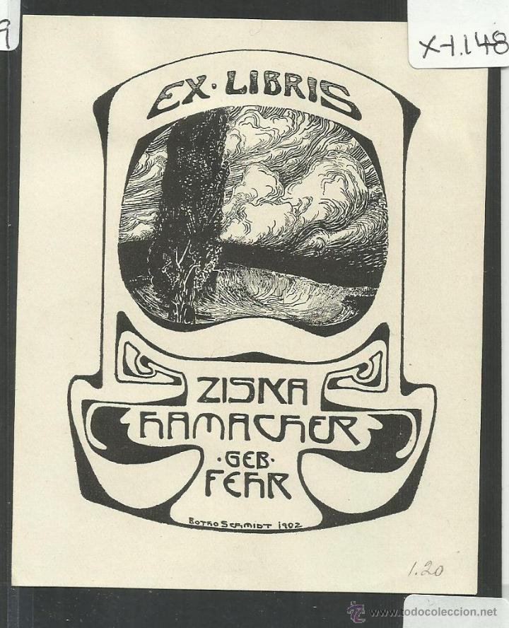 Arte: EX LIBRIS - ZISKA HAMACHER - BOTKO SCHMIDT - (X-1148) - Foto 1