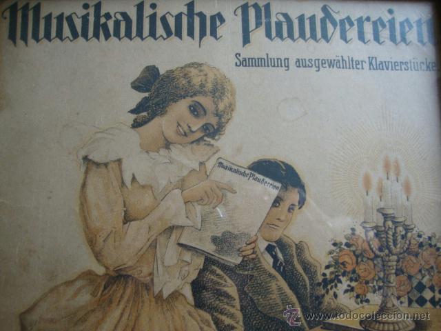Arte: Litografia alemana firmada y enmarcada - Foto 2