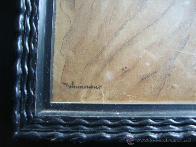 Arte: Litografia alemana firmada y enmarcada - Foto 3
