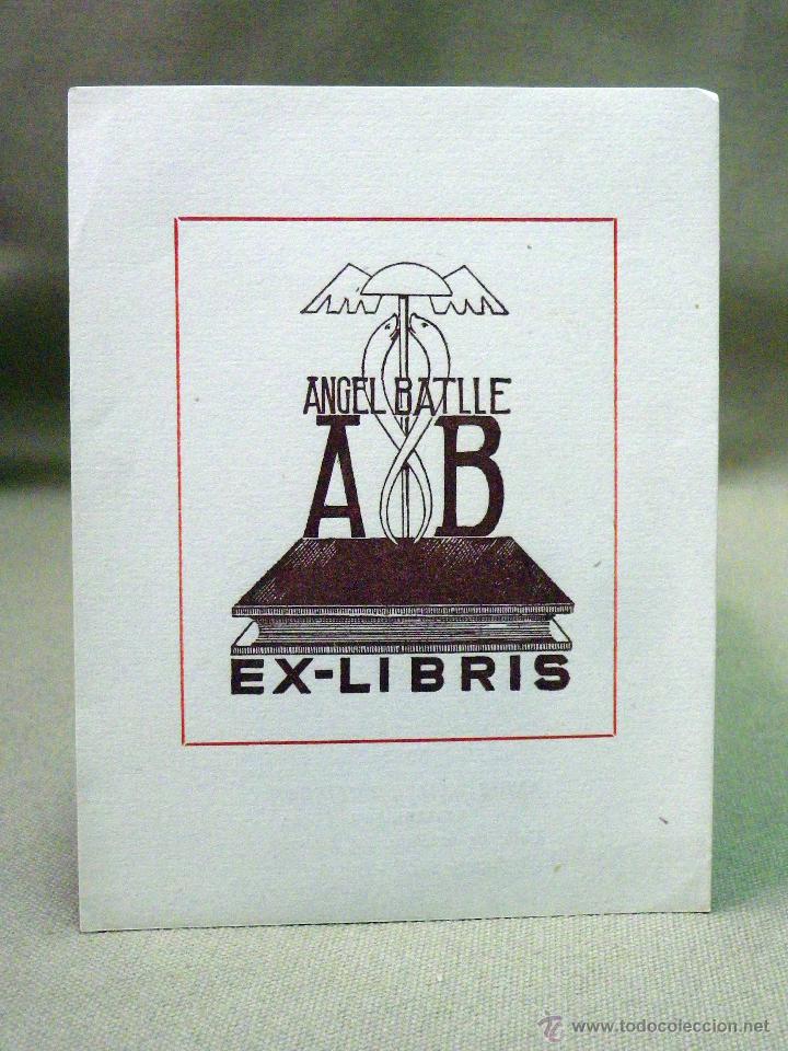 Arte: EX - LIBRIS, N&ordm; 2, ANGEL BATLLE y TEJEDOR - Foto 1