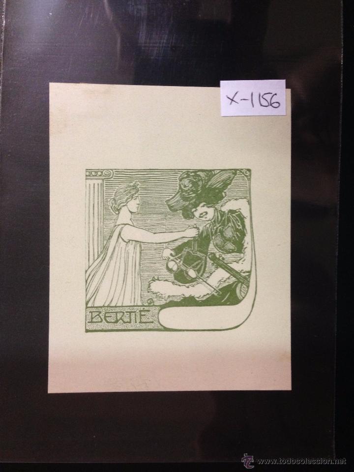 Arte: EX LIBRIS - BERTIE  - MODERNISTA - (X- 1156) - Foto 1