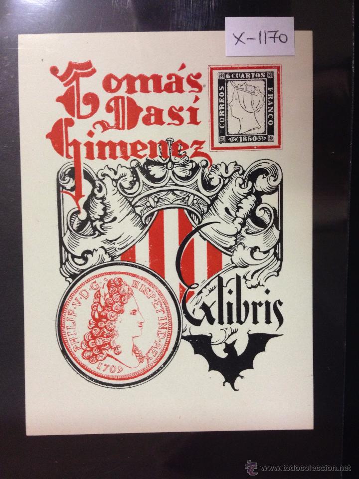Arte: EX LIBRIS - TOMAS DASI GIMENEZ - (X- 1170) - Foto 1