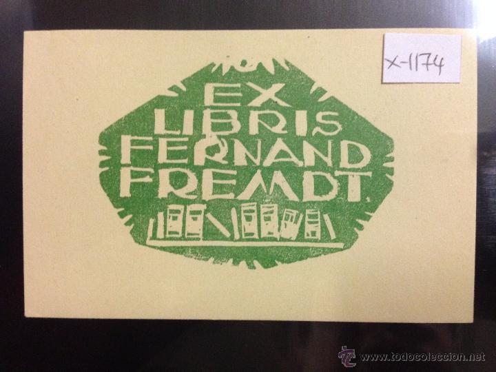 Arte: EX LIBRIS - FERNAND FREMDT - (X- 1174) - Foto 1
