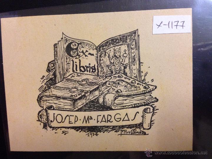 Arte: EX LIBRIS - JOSEP M&ordf; FARGAS - (X- 1177) - Foto 1