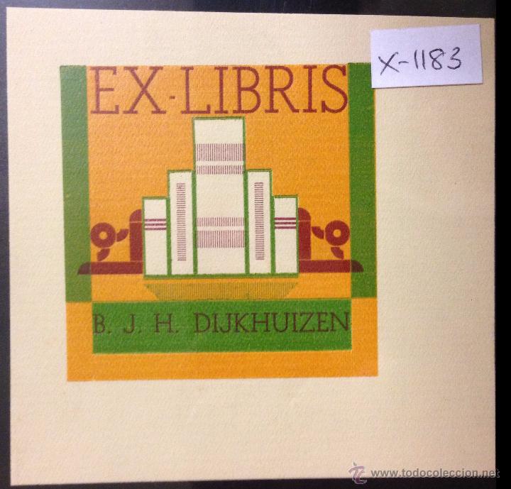 Arte: EX LIBRIS - B.J.H. DIJKHUIZEN - (X- 1183) - Foto 1