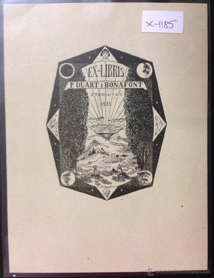Arte: EX LIBRIS - P.DUART I BONAFONT - (X- 1185) - Foto 1