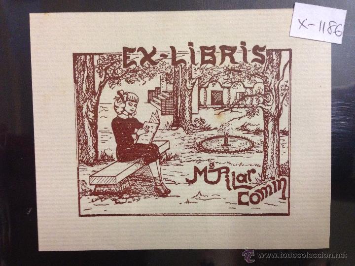 Arte: EX LIBRIS -M&ordf; PILAR COMIN - (X- 1186) - Foto 1