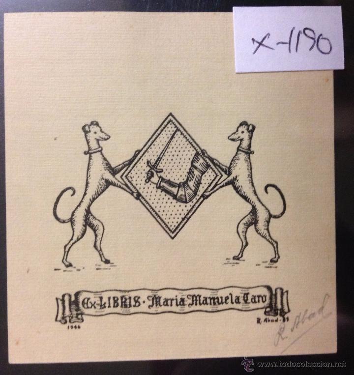 Arte: EX LIBRIS - MARIA MANUELA CARO - (X- 1190) - Foto 1