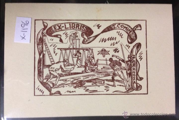 Arte: EX LIBRIS - J.COMIN - (X- 1196) - Foto 1