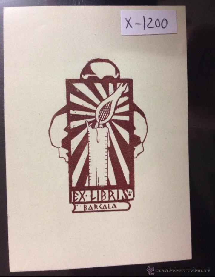 Arte: EX LIBRIS - BARCALA - (X- 1200) - Foto 1