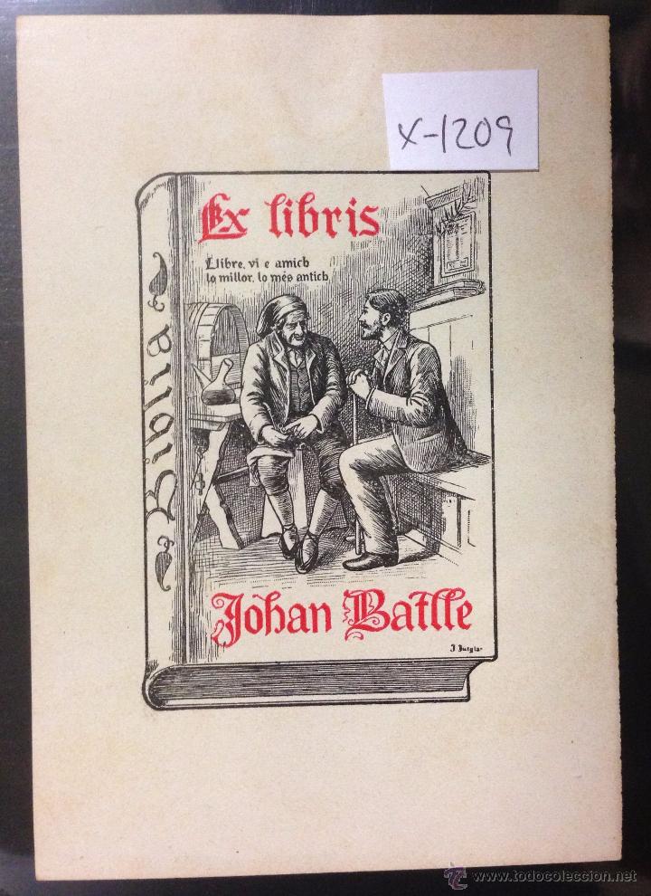 Arte: EX LIBRIS - JOHAN BATLLE - (X- 1209) - Foto 1