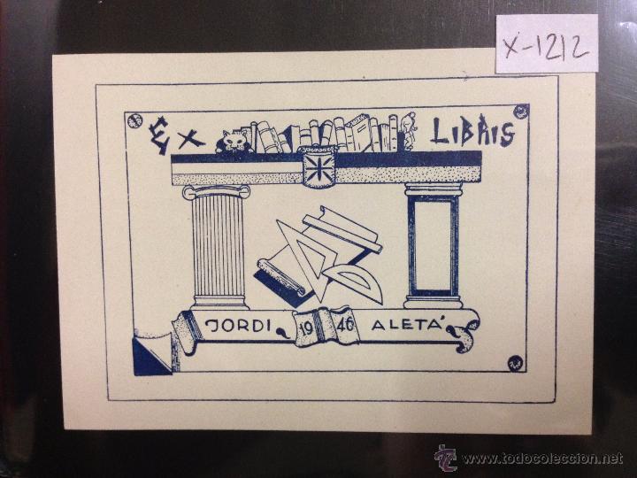 Arte: EX LIBRIS - JORDI ALETA - (X- 1212) - Foto 1