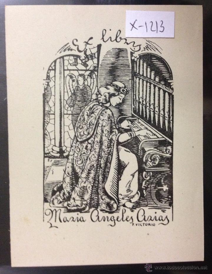 Arte: EX LIBRIS - MARIA ANGELES ARIAS - (X- 1213) - Foto 1